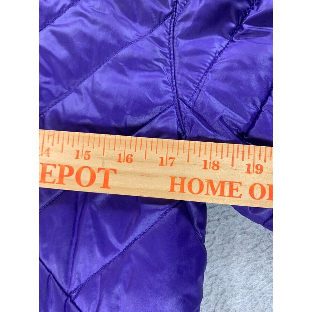 Columbia Insulated 3/4 Length Hooded Winter Coat Jacket (Girl's Large) Purple - Picture 8 of 12